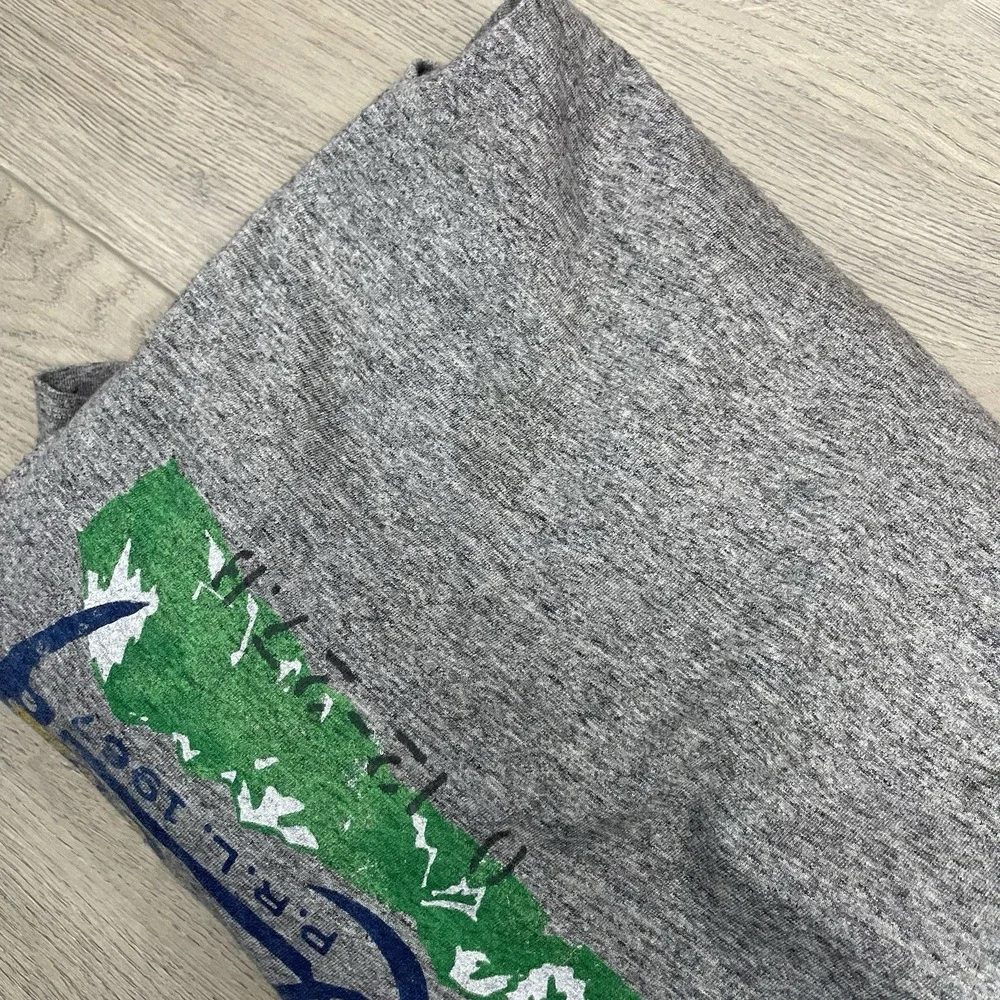 Polo Ralph Lauren Grey L/S T Shirt Men Sz XXL Mountain Sun FAIR STAIN